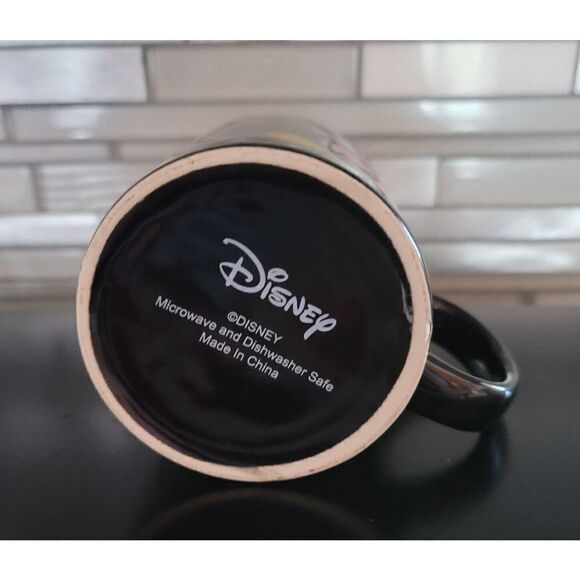 Disney Mickey Mouse Mug Double Sided Ceramic Coffee Cup Classic Black Red - Picture 5 of 7